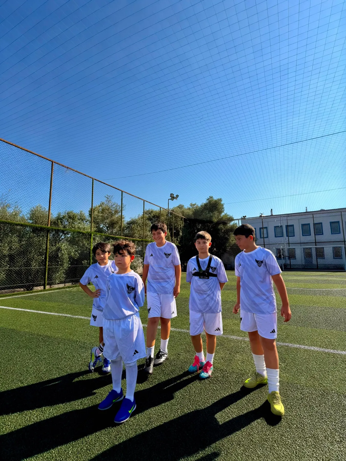 Yalıkavak sahasında forma ile sporcular